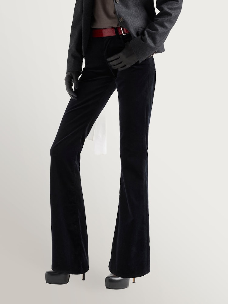 7 For All Mankind Black The Leggy Bootcut Jeans - Image 1 of 6