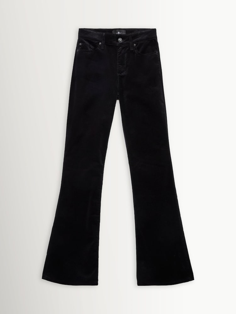 7 For All Mankind Black The Leggy Bootcut Jeans - Image 6 of 6