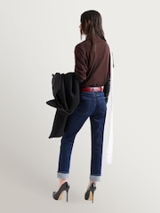 7 For All Mankind Blue Relaxed Skinny Jeans - Image 2 of 6