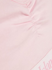 River Island Pink Ruched Crop Top & Briefs Set - Image 3 of 4