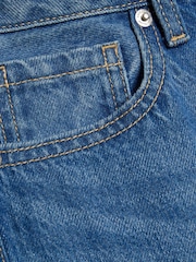 River Island Blue High Rise Relaxed Straight Fit Jeans - Image 6 of 6
