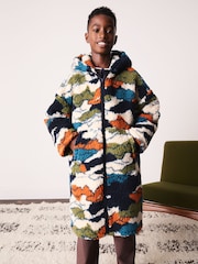 Camouflage Zip Fleece Hooded Blanket (5-16yrs) - Image 1 of 4