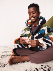 Camouflage Zip Fleece Hooded Blanket (5-16yrs) - Image 2 of 4