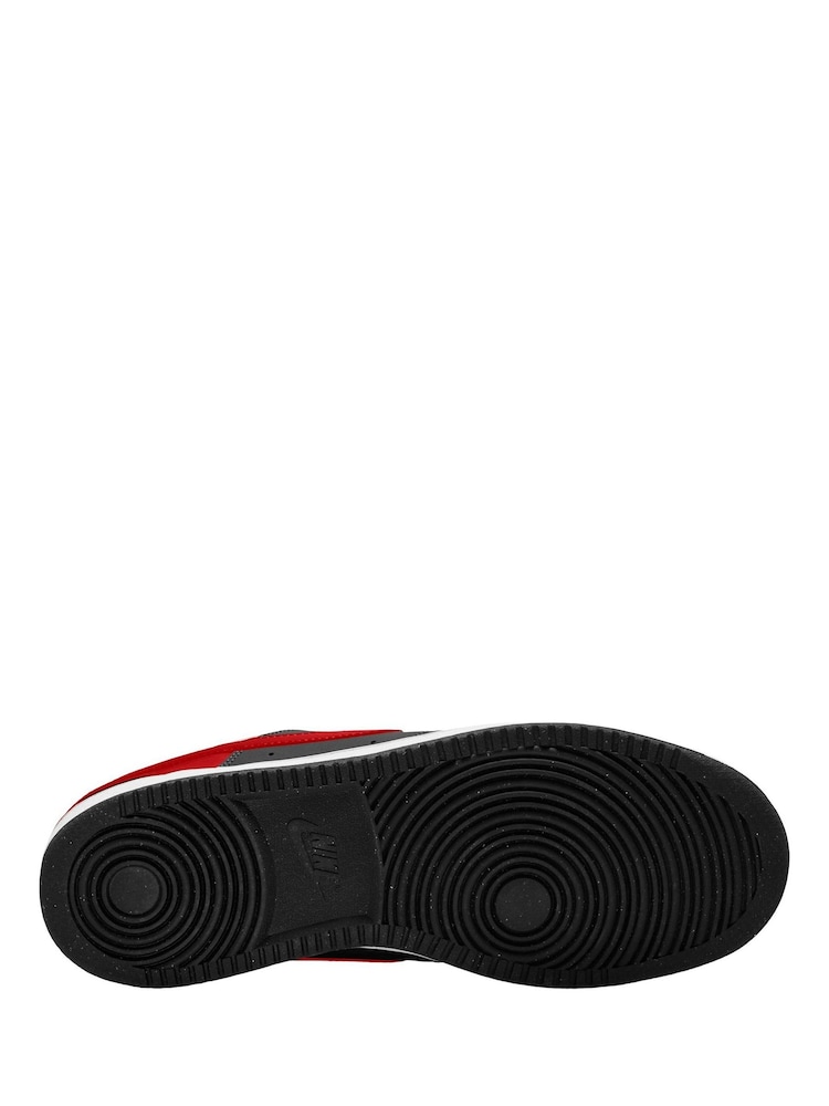 Nike Black Red Court Vision Low Trainers - Image 3 of 3 Nike Black Red Court Vision Low Trainers - Image 3 of 3