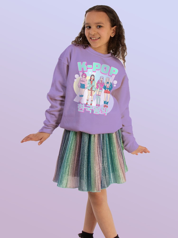 Brands In Purple K-Pop Band Sweatshirt - Image 2 of 4