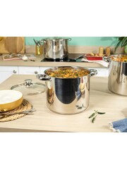 Russell Hobbs Silver Classic Clction 24cm 9l Stockpot - Image 1 of 4
