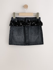 Washed Black Denim Skirt (3-16yrs) - Image 2 of 4