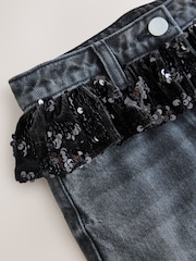 Washed Black Denim Skirt (3-16yrs) - Image 4 of 4