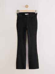 Black/Dark Blue Full Length Jersey Denim Bootcut Leggings 2 Pack - Image 3 of 5