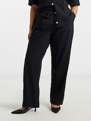 Pantaloni conici plisati Simply Be - Imaginea 2 din 4