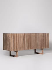 Swoon Light Brown Klaus Mango Wood Three Door Sideboard - Image 3 of 6