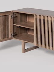 Swoon Light Brown Klaus Mango Wood Three Door Sideboard - Image 5 of 6