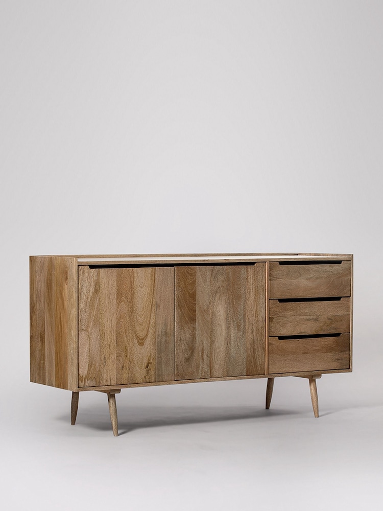 Swoon Light Brown Southwark Wooden Two Door Three-Drawer Sideboard - Image 2 of 6