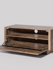 Swoon Light Brown Hampstead Acacia Wood Media Unit - Image 4 of 7