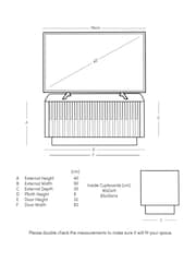 Swoon Light Brown Hampstead Acacia Wood Media Unit - Image 6 of 7