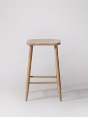 Swoon Light Brown Southwark Mango Wood Kitchen Stool - Image 2 of 6