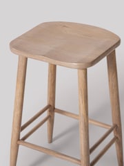 Swoon Light Brown Southwark Mango Wood Kitchen Stool - Image 5 of 6