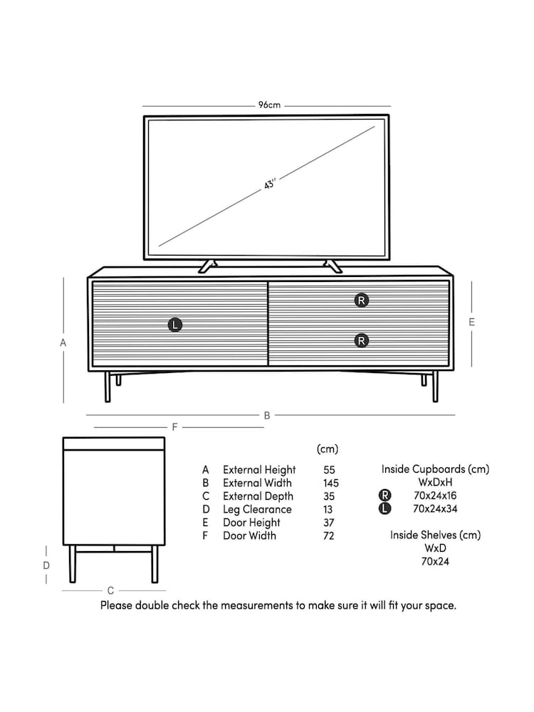 Swoon Light Brown Weaving Mango Wood Media Unit - Image 4 of 4
