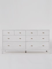 Swoon White Verne Mango Wood Chest Of Eight Drawers - Image 1 of 5