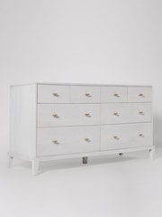 Swoon White Verne Mango Wood Chest Of Eight Drawers - Image 2 of 5