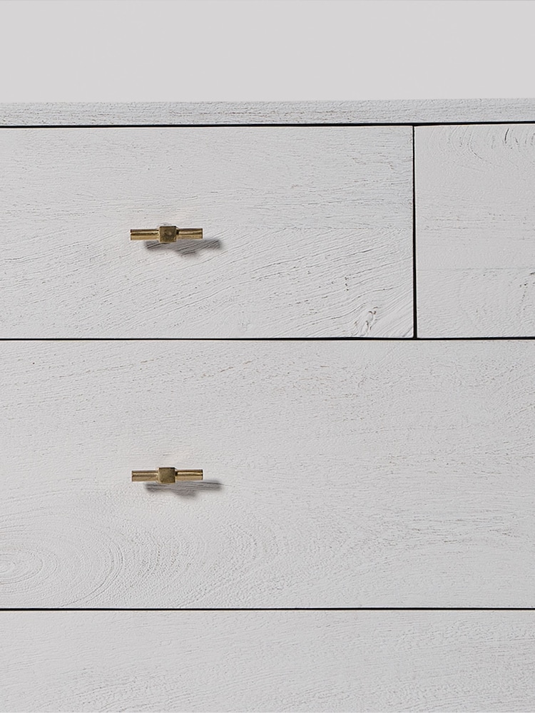 Swoon White Verne Mango Wood Chest Of Eight Drawers - Image 5 of 5