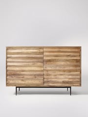 Swoon Light Brown Katana Mango Wood Two Door Sideboard - Image 1 of 6