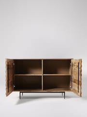 Swoon Light Brown Katana Mango Wood Two Door Sideboard - Image 2 of 6