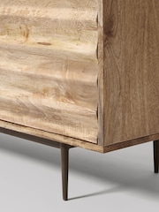 Swoon Light Brown Katana Mango Wood Two Door Sideboard - Image 4 of 6