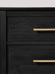 Swoon Black Claudine Mango Wood 4 Drawer Chest - Image 5 of 5