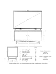 Swoon Mid Brown Halle Mango Wood Media Unit - Image 6 of 6