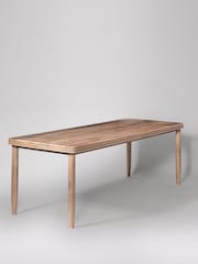 Swoon Light Brown Hove Mango Wood Eight To Ten Seater Dining Table - Image 3 of 6