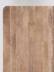 Swoon Light Brown Hove Mango Wood Eight To Ten Seater Dining Table - Image 5 of 6