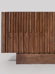 Swoon Mid Brown Hampstead Acacia Wood Media Unit - Image 5 of 6