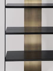 Swoon Black Loretta Mango Wood Shelving - Image 5 of 6