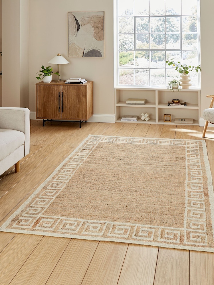 Think Rugs Natural Spartan 29578 Natural Rug - Image 1 of 6 Think Rugs Natural Spartan 29578 Natural Rug - Image 1 of 6
