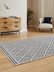 Think Rugs Blue Coral H1058 Modern Geometric Rug - Image 2 of 6
