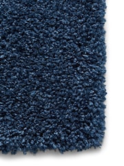 Think Rugs Dark Blue Sierra 9000 Plain Shaggy Rug - Image 5 of 5