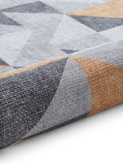 Think Rugs Yellow Coral H1057 Modern Geometric Rug - Image 4 of 6