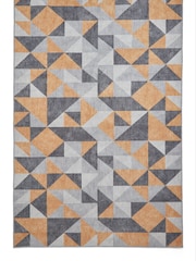 Think Rugs Yellow Coral H1057 Modern Geometric Rug - Image 5 of 6