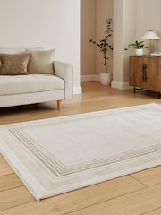 Think Rugs Cream Mirage MR38 Modern Abstract Rug - Image 2 of 6