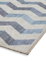 Think Rugs Blue Coral H1059 Modern Geometric Rug - Image 6 of 6