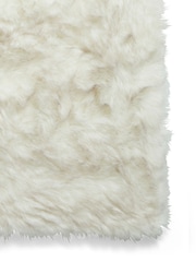 Think Rugs White Polar Plush Plain Shaggy Rug - Image 4 of 6