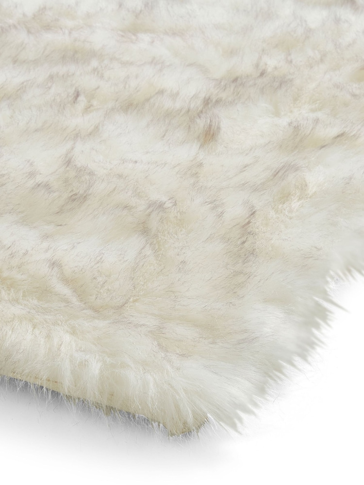 Think Rugs White Polar Plush Plain Shaggy Rug - Image 6 of 6 Think Rugs White Polar Plush Plain Shaggy Rug - Image 6 of 6