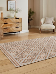 Think Rugs Yellow Coral H1058 Modern Geometric Rug - Image 2 of 6
