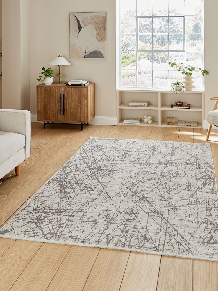 Think Rugs Grey Mirage MR80 Modern Abstract Rug - Image 1 of 6