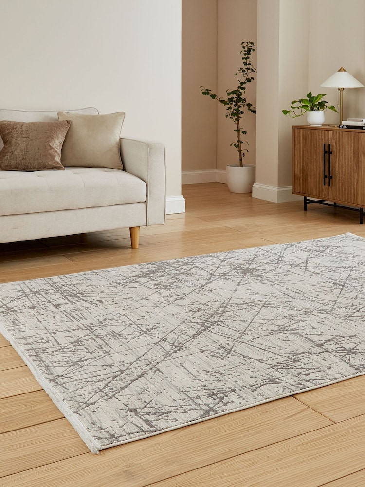 Think Rugs Grey Mirage MR80 Modern Abstract Rug - Image 2 of 6