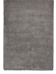 Think Rugs Pebble Grey Sierra 9000 Plain Shaggy Rug - Image 2 of 5