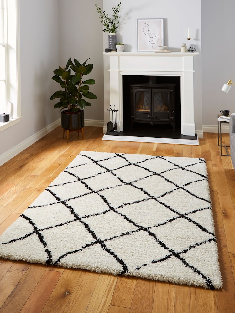 Think Rugs White Scandi Berber G257 Berber Rug - Image 1 of 5 Think Rugs White Scandi Berber G257 Berber Rug - Image 1 of 5