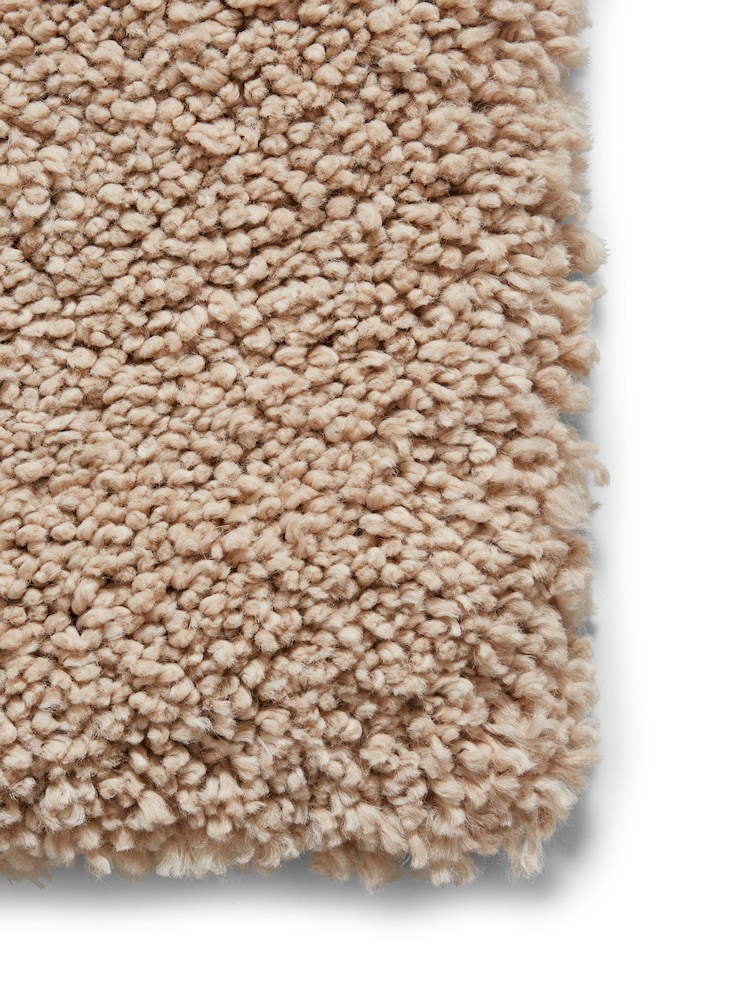 Think Rugs Camel Sierra 9000 Plain Shaggy Rug - Image 2 of 5
