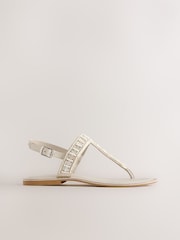 Bone Forever Comfort® Toe Thong Embellished Sandals - Image 2 of 6